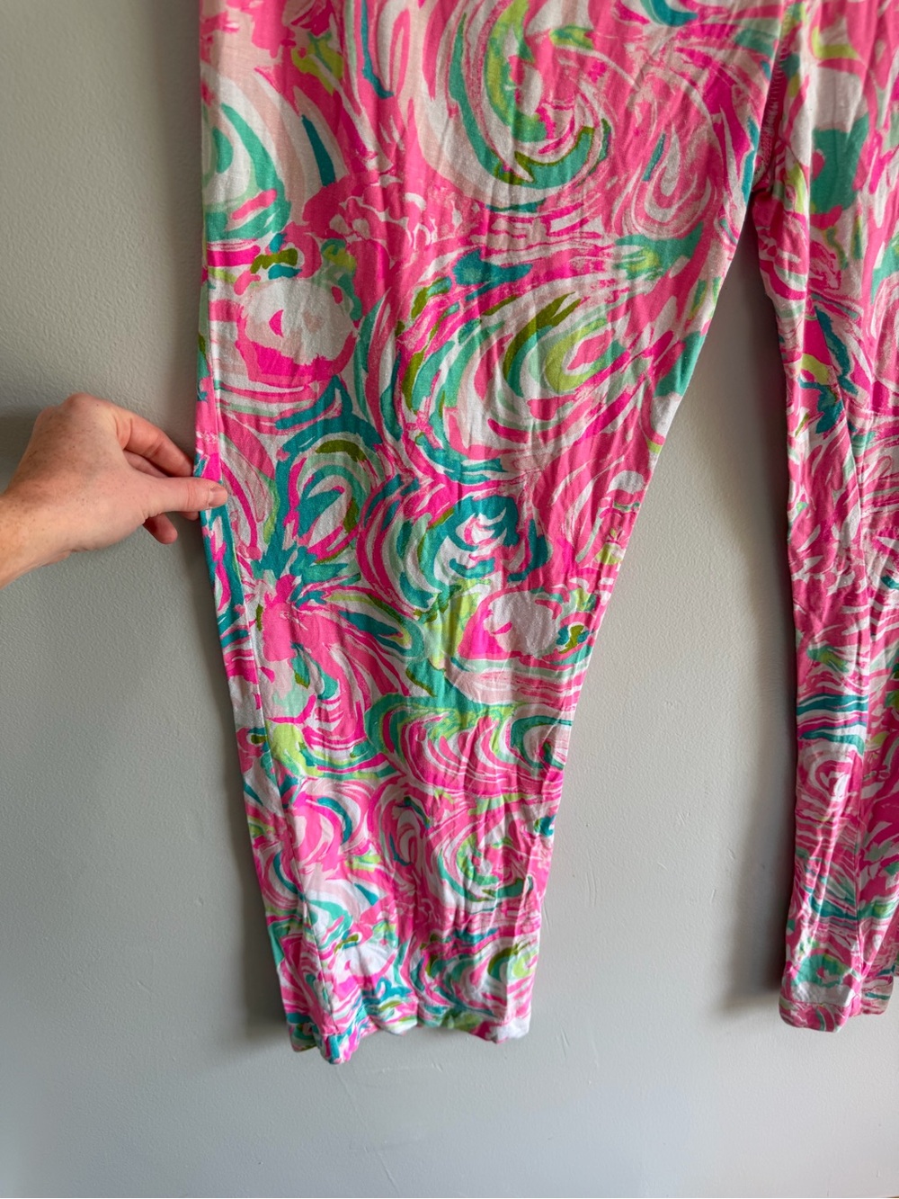 Lilly Pulitzer Pajama Pants Stretch Women's large Preppy Loungewear Soft - Picture 3 of 5